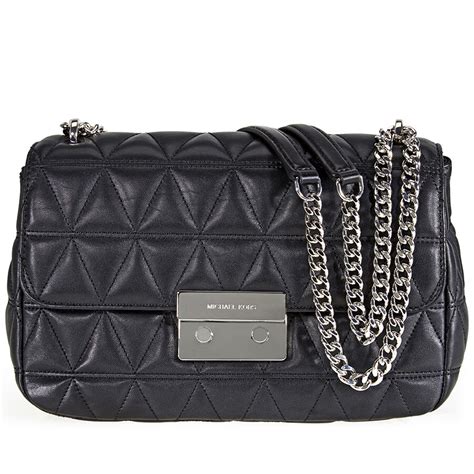 michael kors sloan large schwarz|Michael Kors sloan editor.